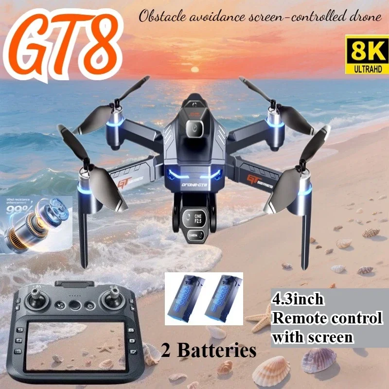 Drone 4K HD GT8 Camera Obstacl - đánh giá và giá Drone Surveying
